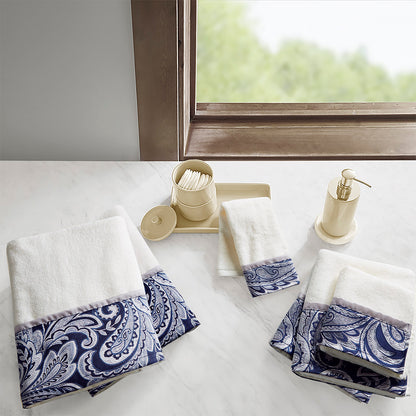 Madison Park 6 Piece Jacquard Towel Set