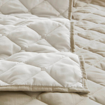Madison Park 7 Piece Stripe Comforter and Quilt Set