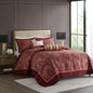 Madison Park 5 Piece Jacquard Bedspread Set with Throw Pillows