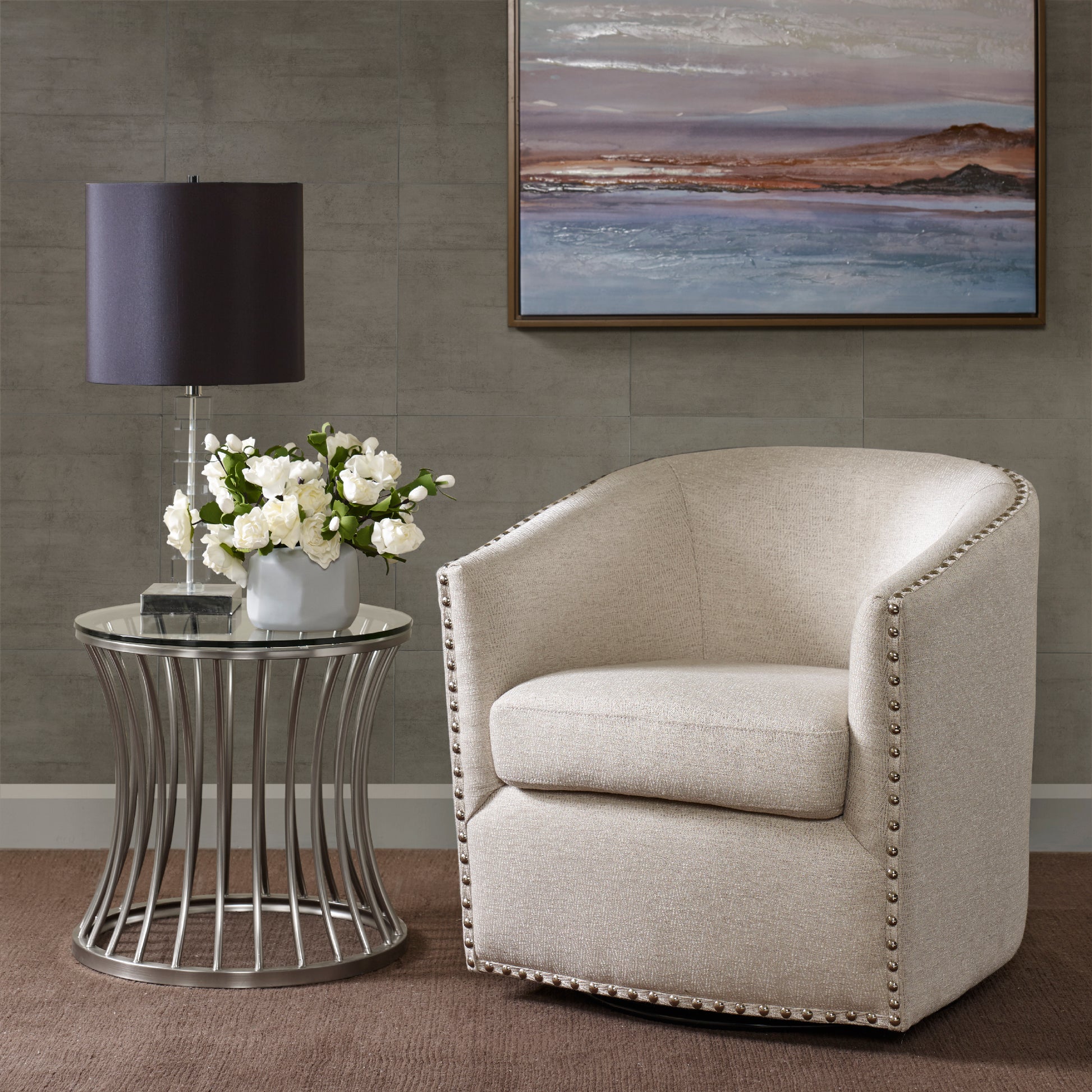 Madison Park Swivel Chair Set of 2
