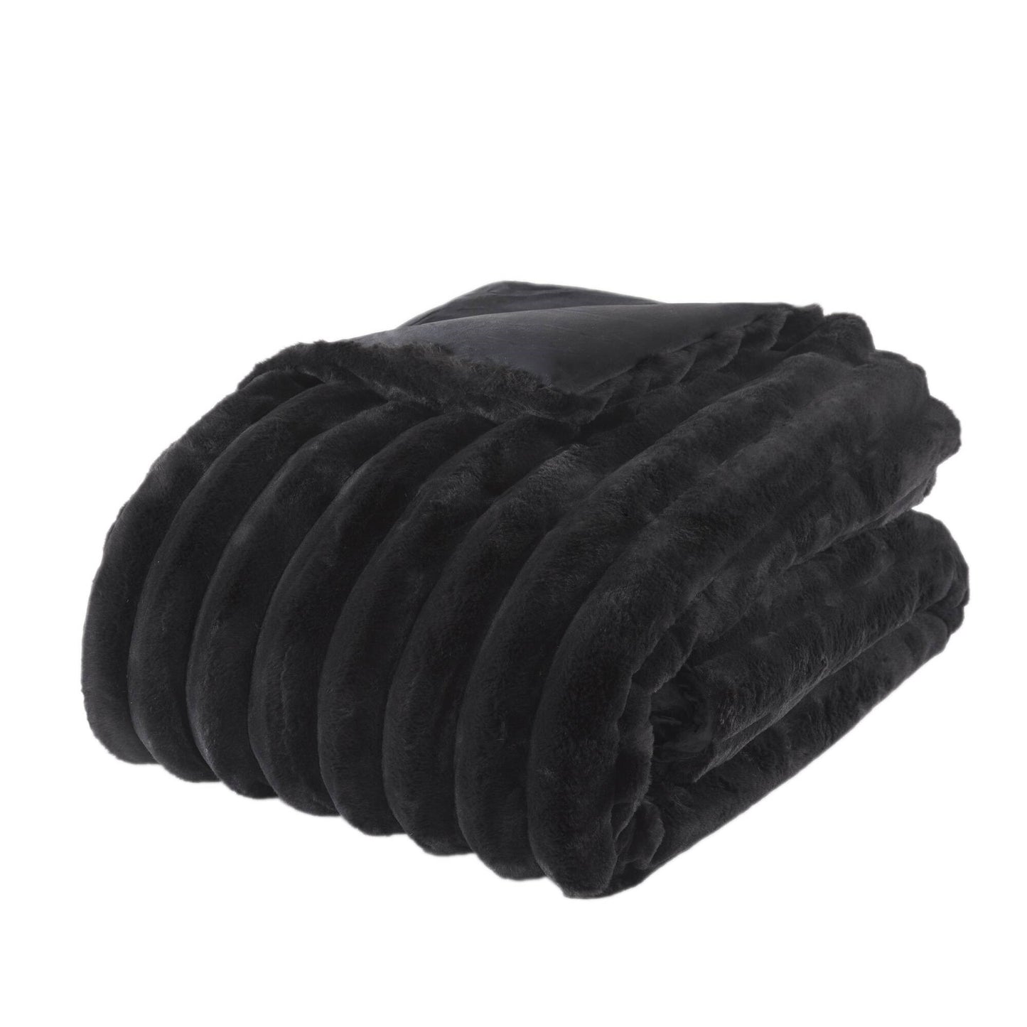 Madison Park Ultrasoft Faux Fur Ribbed Comforter Set