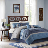 Collins 7-Piece Microsuede Comforter Set