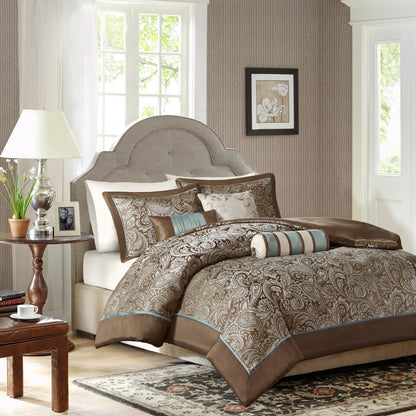 Madison Park 6 Piece Duvet Cover Set