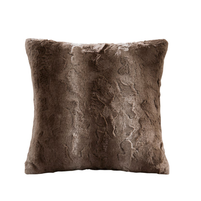 Madison Park Faux Fur Square Pillow