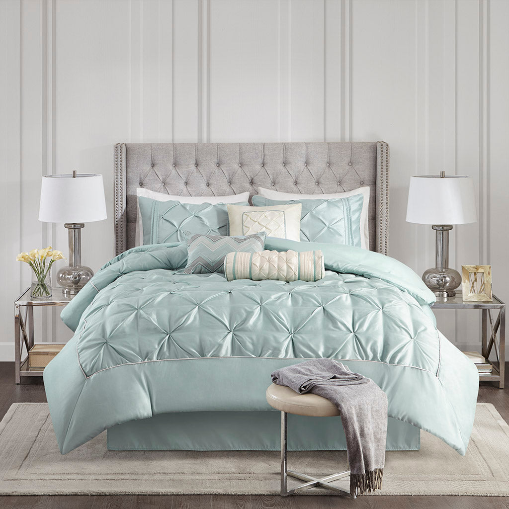 Madison Park 7 Piece Tufted Comforter Set