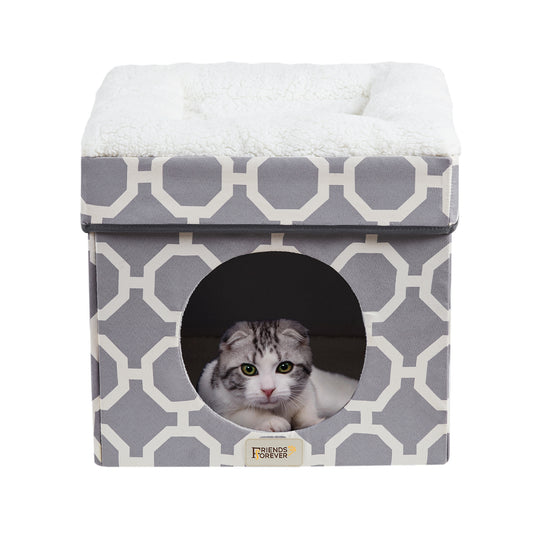 Madison Park Cat Ottoman