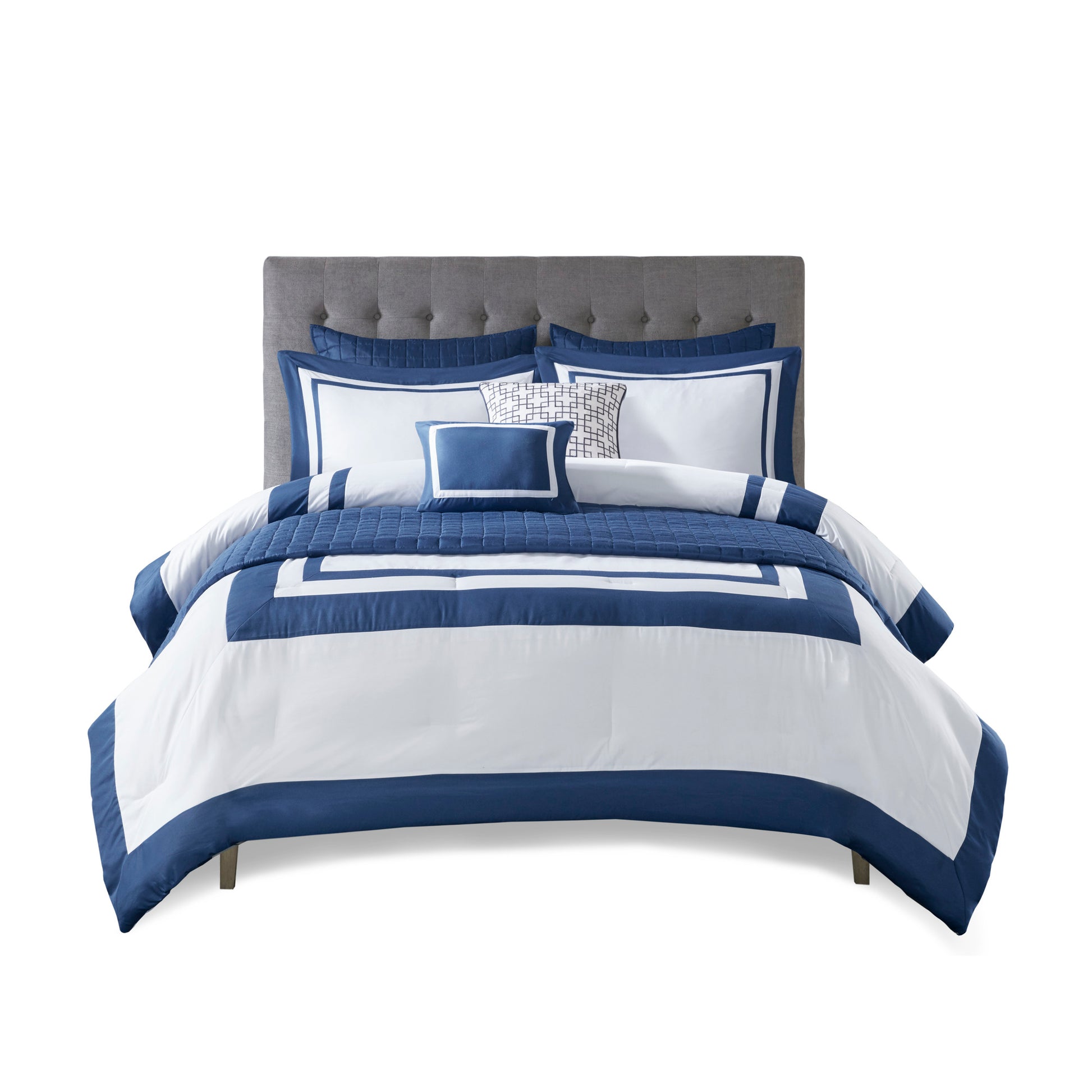 Madison Park 8 Piece Comforter and Quilt Set Collection