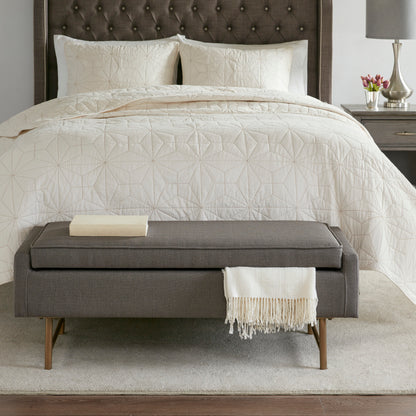 Madison Park Soft Close Storage Accent Bench