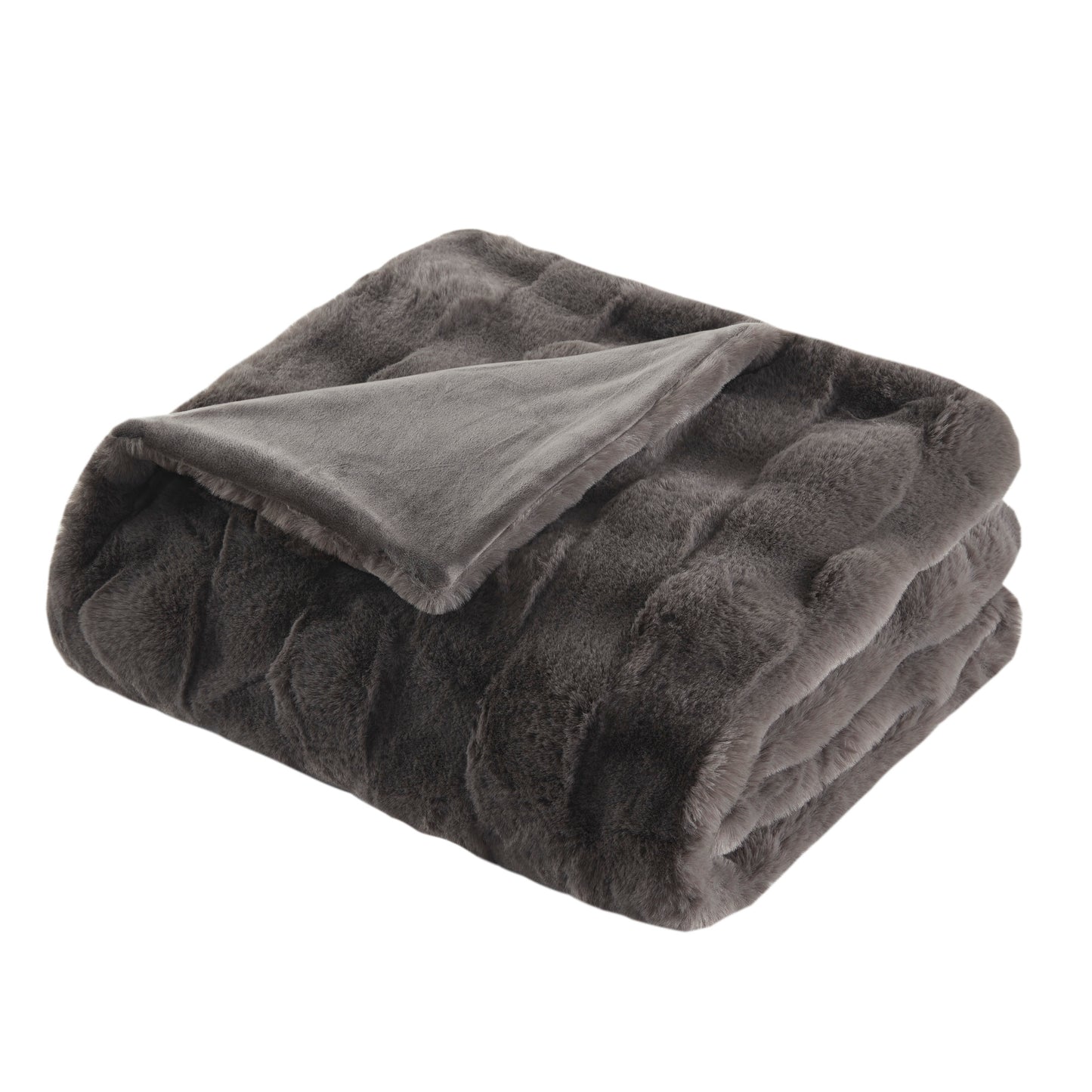 Madison Park Faux Fur Throw