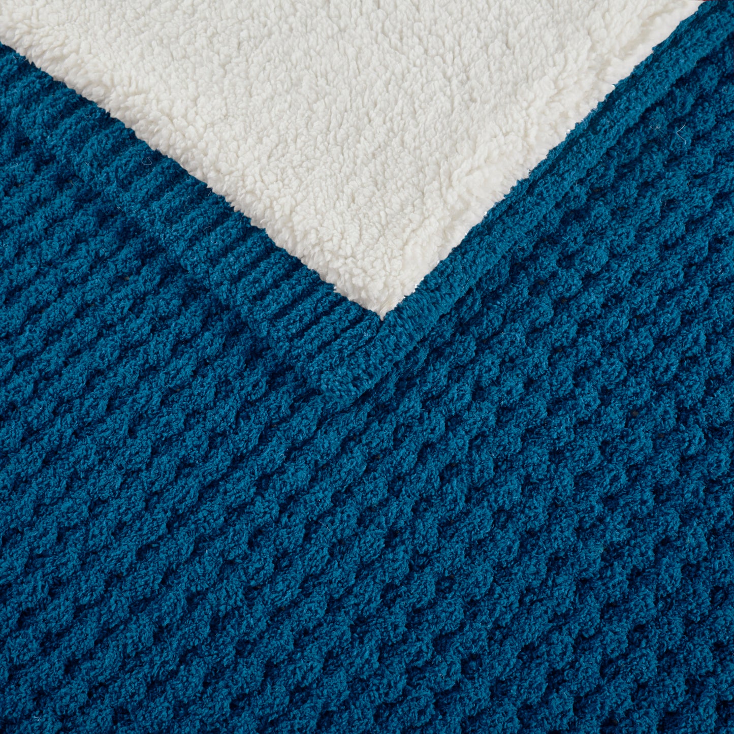 Madison Park Waffle Knit Chenille Throw