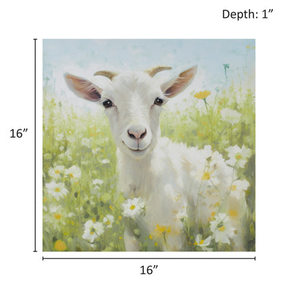 Madison Park Goat Canvas Wall Art