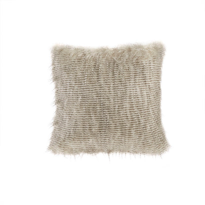 Madison Park Faux Fur Square Pillow