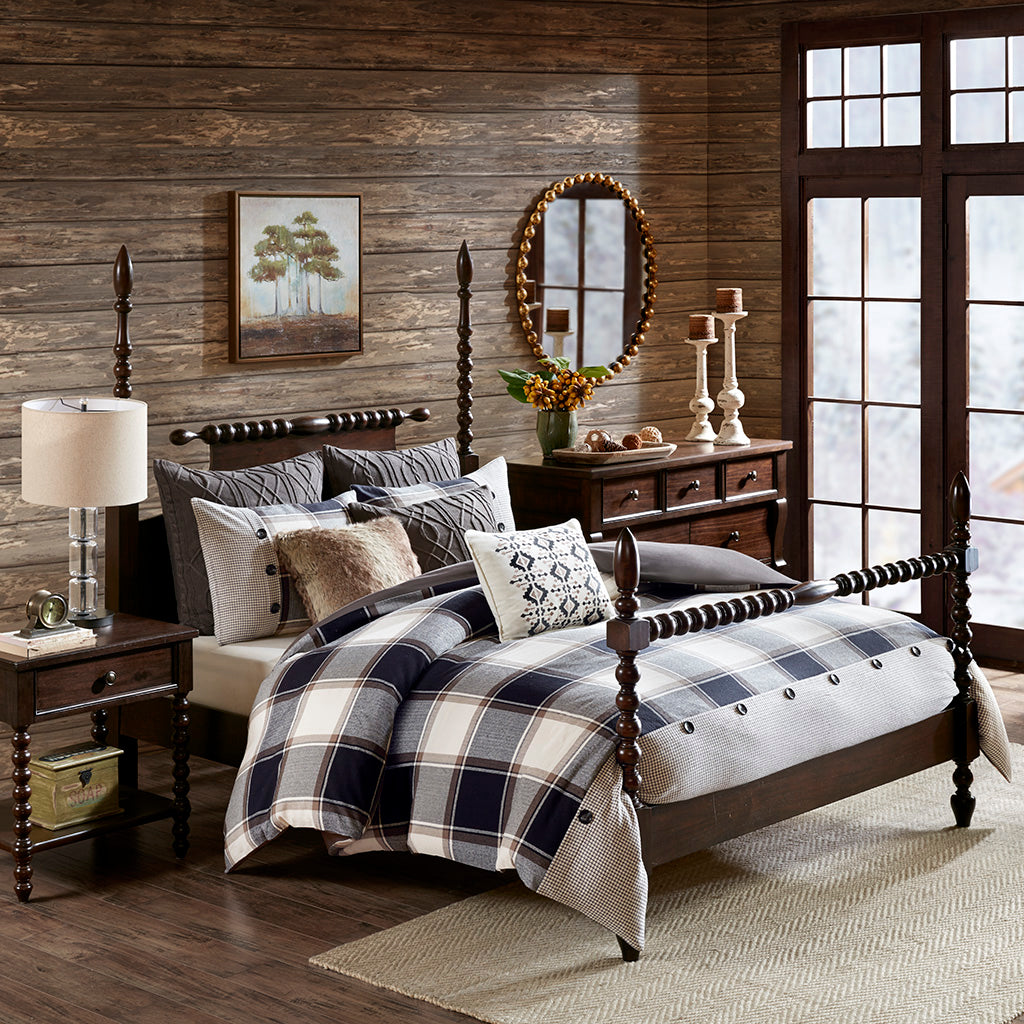 Madison Park Signature Cotton Jacquard Comforter Set