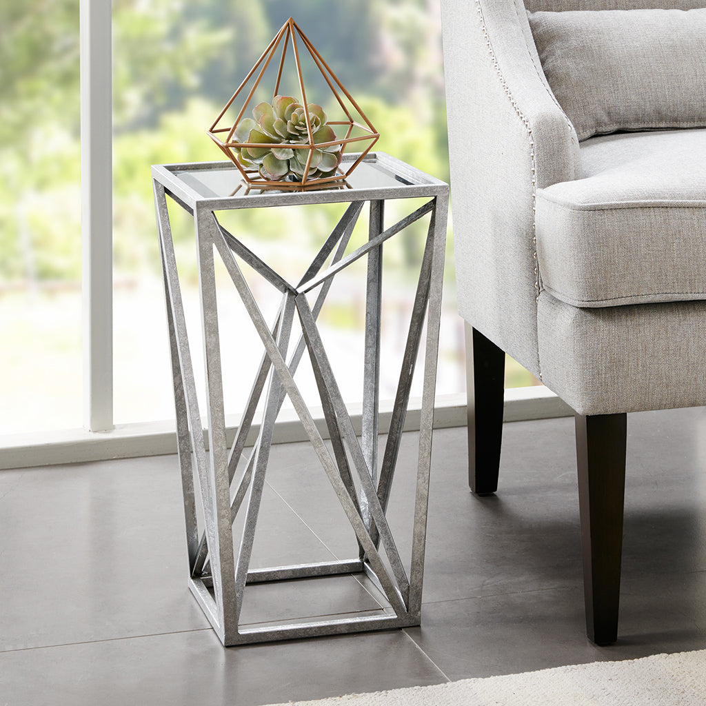 Madison Park Angular Mirror Accent Table