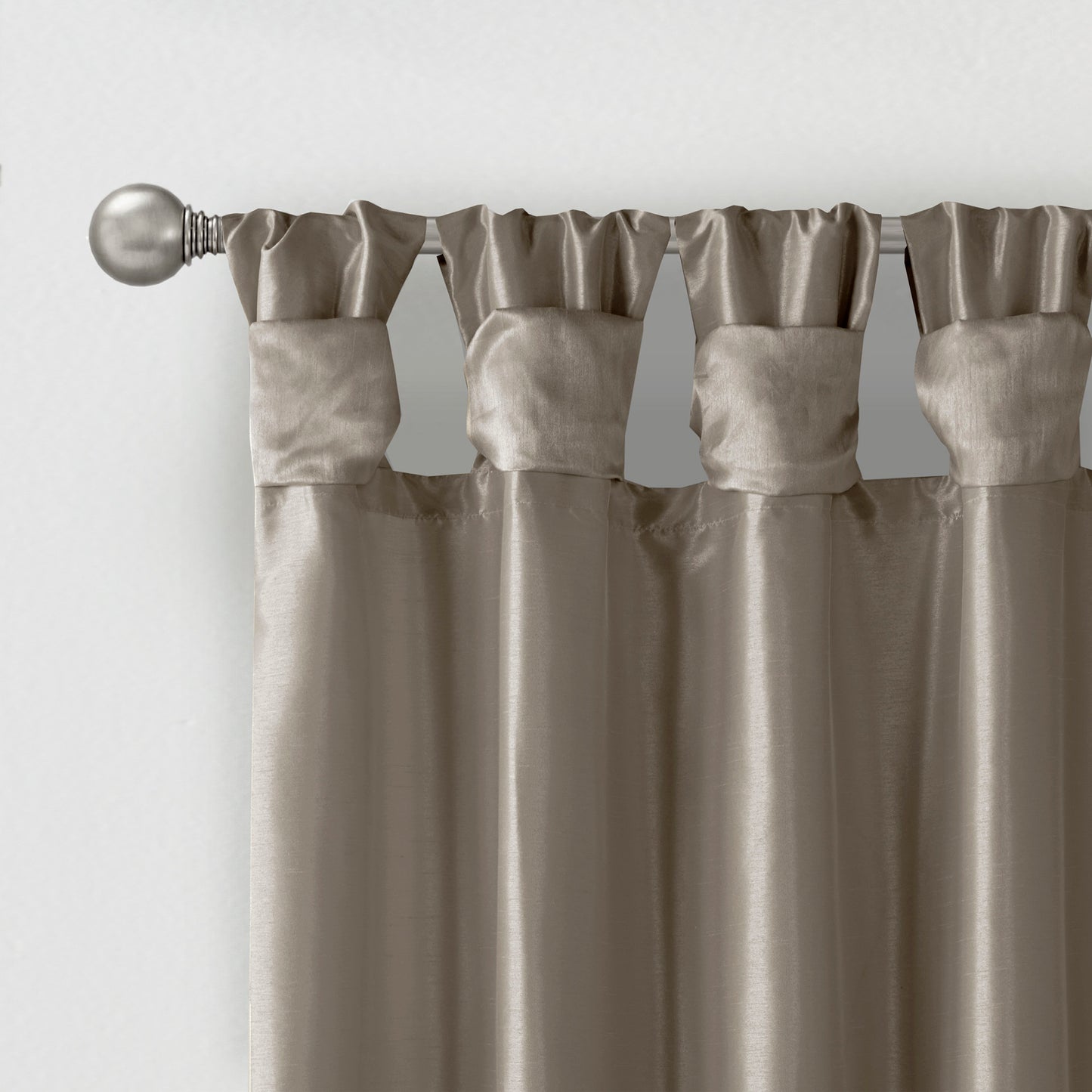 Madison Park Twist Tab Lined Window Curtain Panel