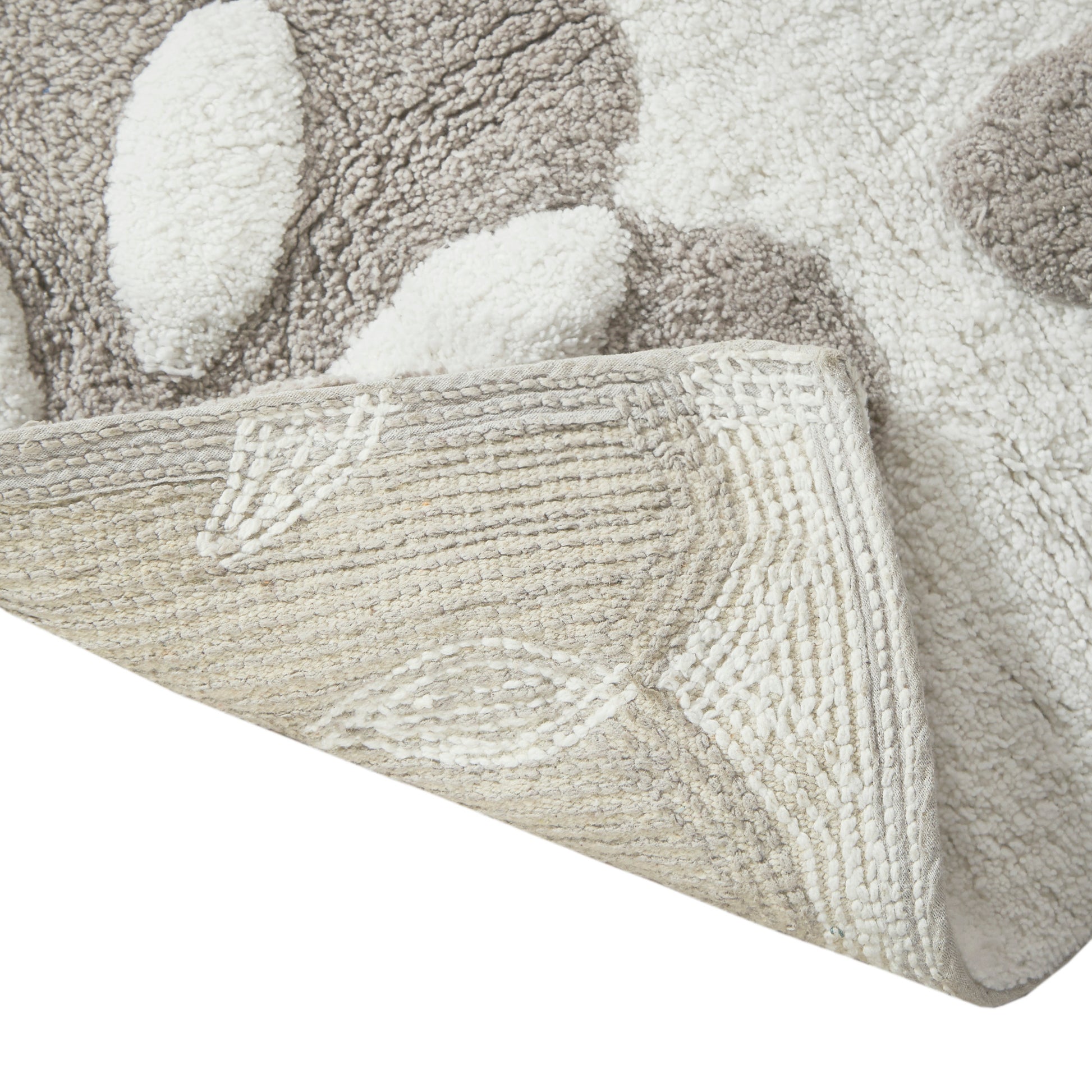 Madison Park Medallion Cotton Tufted Bath Rug