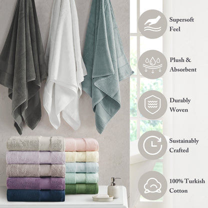 Madison Park Signature Cotton 6 Piece Bath Towel Set