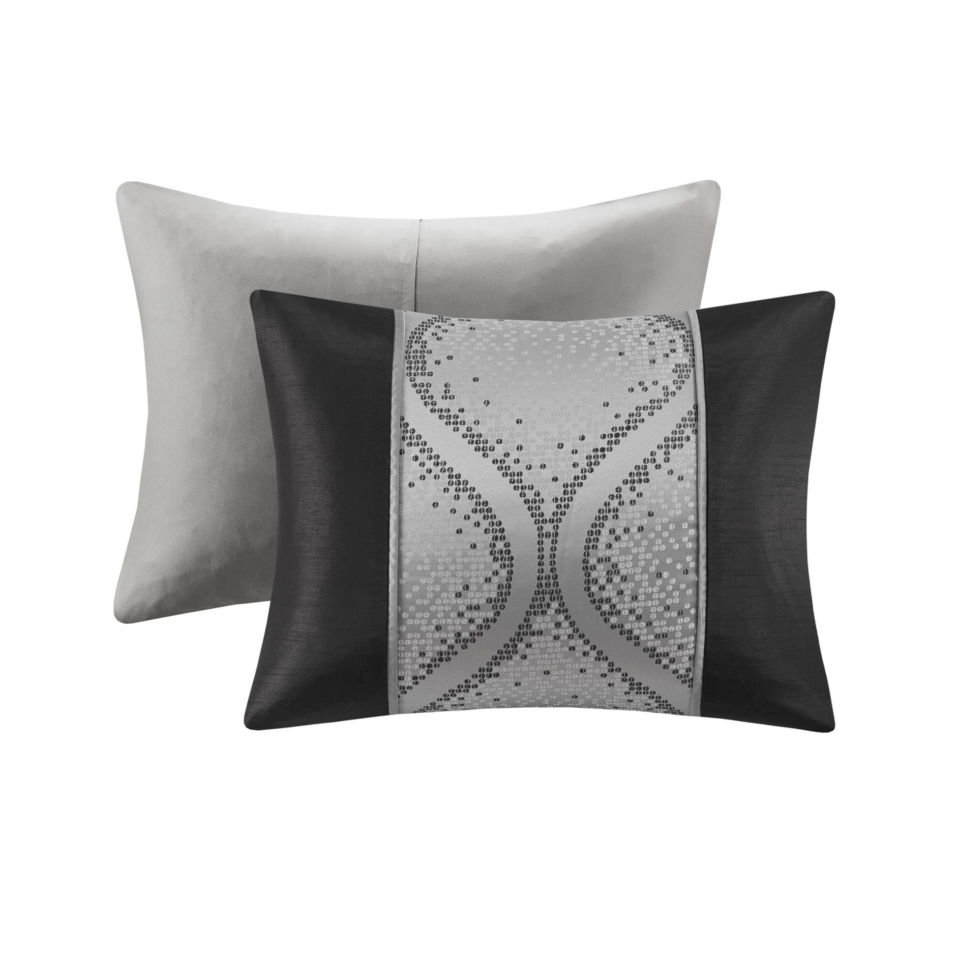 Madison Park 6 Piece Jacquard Comforter Set with Throw Pillows