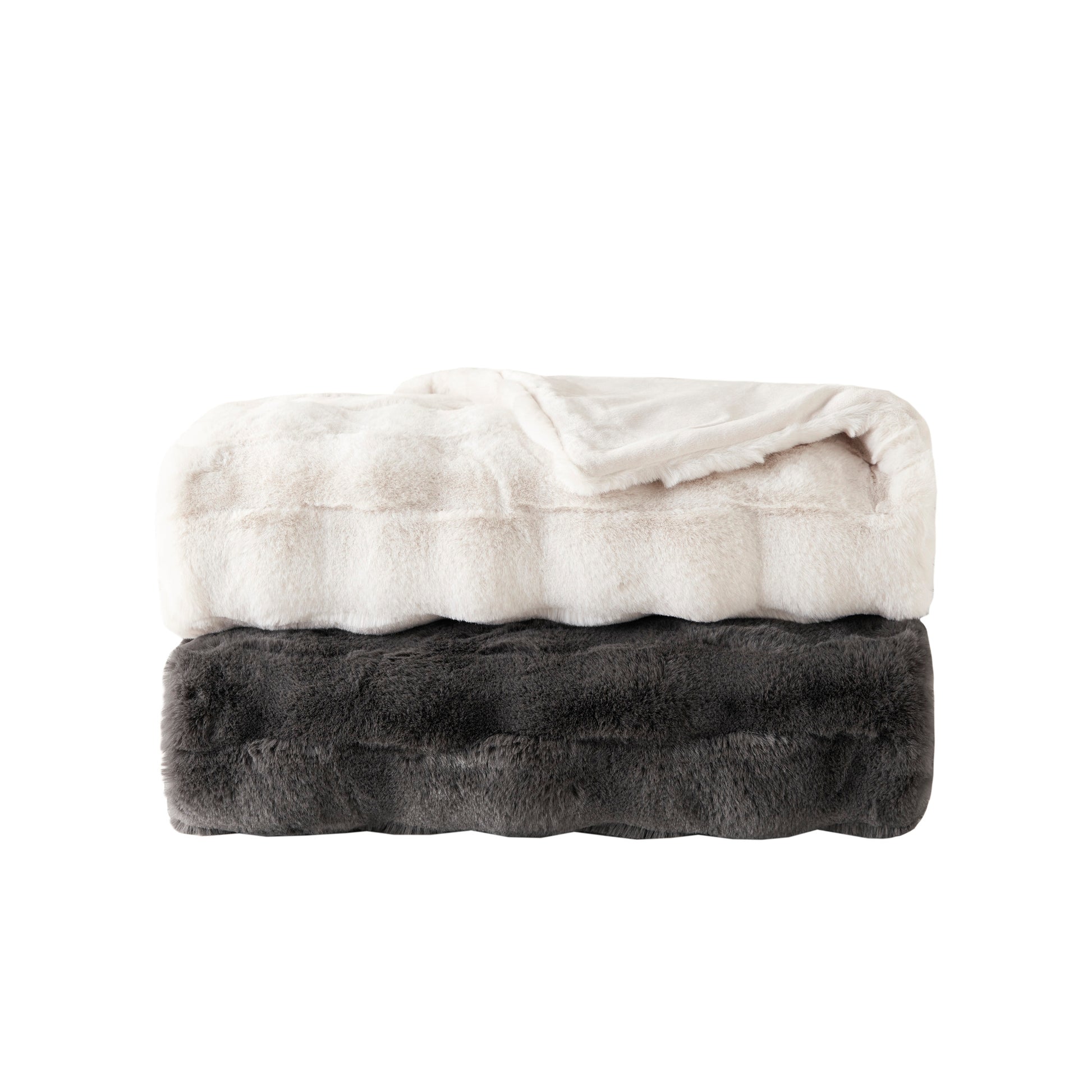 Madison Park Faux Fur Throw