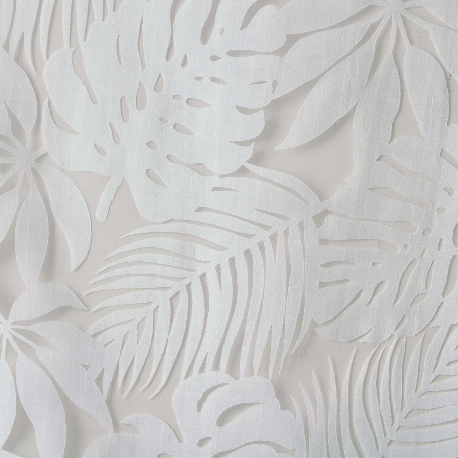 Madison Park Palm Leaf Burnout Window Sheer