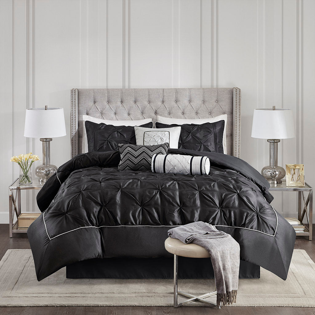 Madison Park 7 Piece Tufted Comforter Set