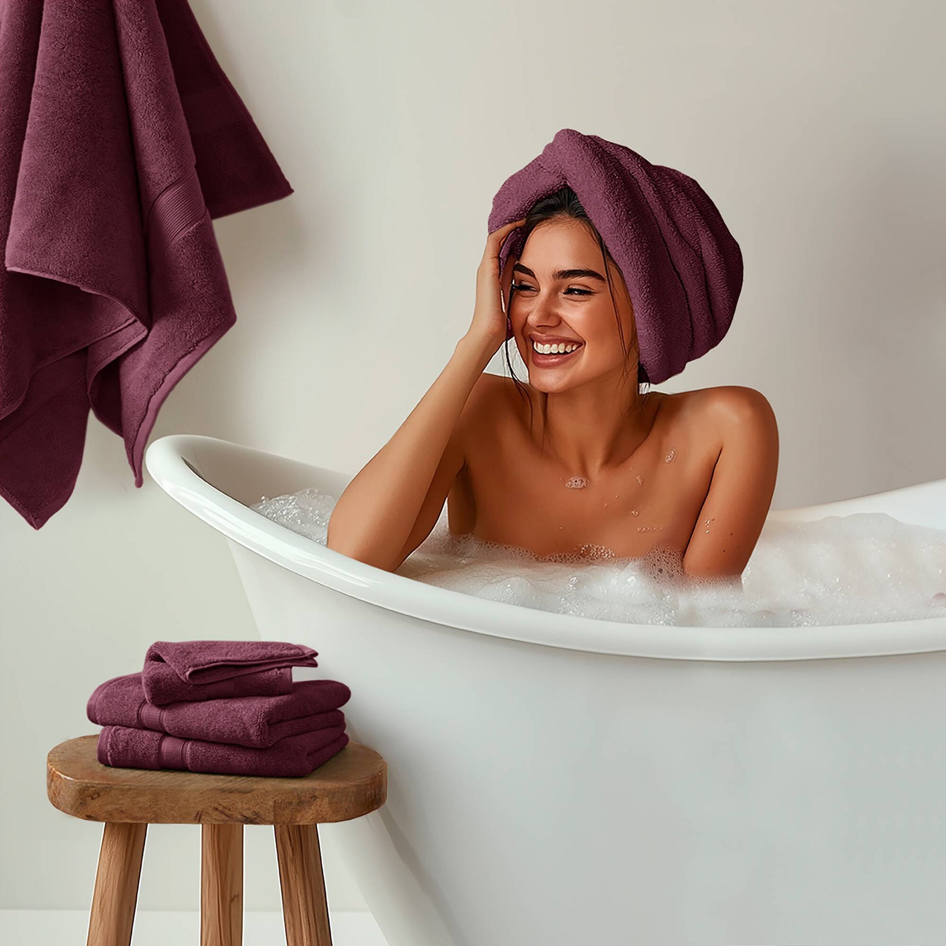 Madison Park Signature 800GSM Ultra-Soft 100% Cotton Absorbent Towel Set