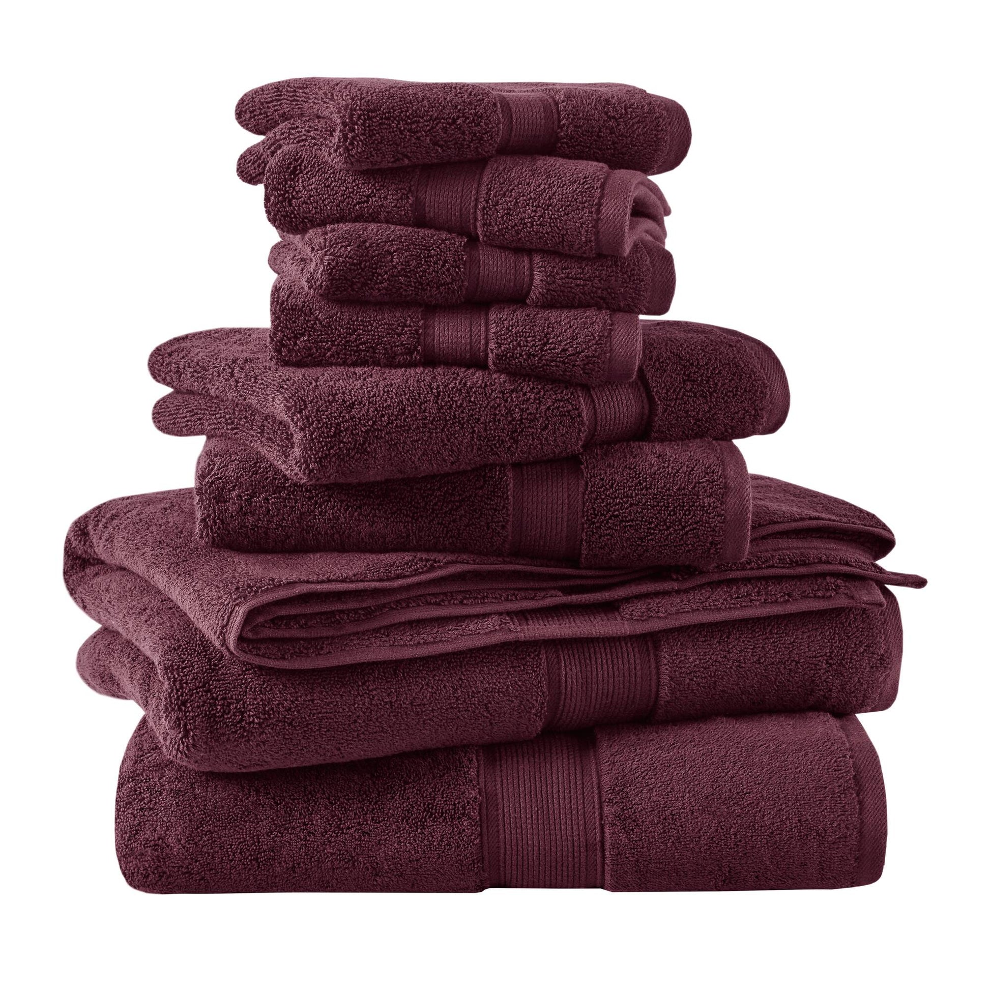 Madison Park Signature 800GSM Ultra-Soft 100% Cotton Absorbent Towel Set