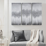 Luminous Heavily Embellished 3-piece Canvas Wall Art Set
