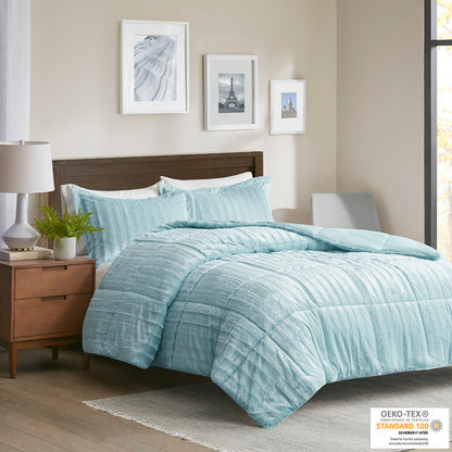 Madison Park Faux Fur Comforter Mini Set