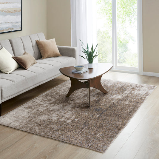 Madison Park Cozy Shag Abstract Area Rug