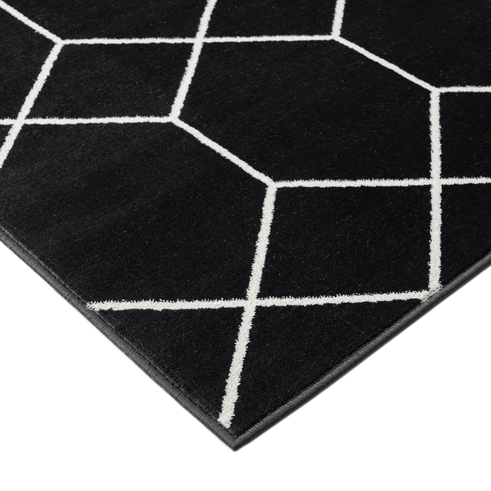 Madison Park Trellis Geometric Woven Area Rug
