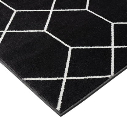Madison Park Trellis Geometric Woven Area Rug