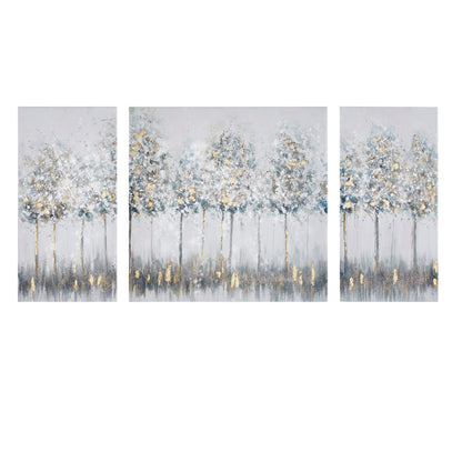 Madison Park Gold Foil Triptych 3-piece Canvas Wall Art Set