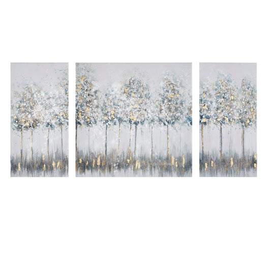 Madison Park Gold Foil Triptych 3-piece Canvas Wall Art Set