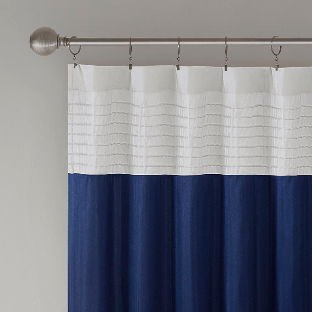 Madison Park Polyoni Pintuck Curtain Panel