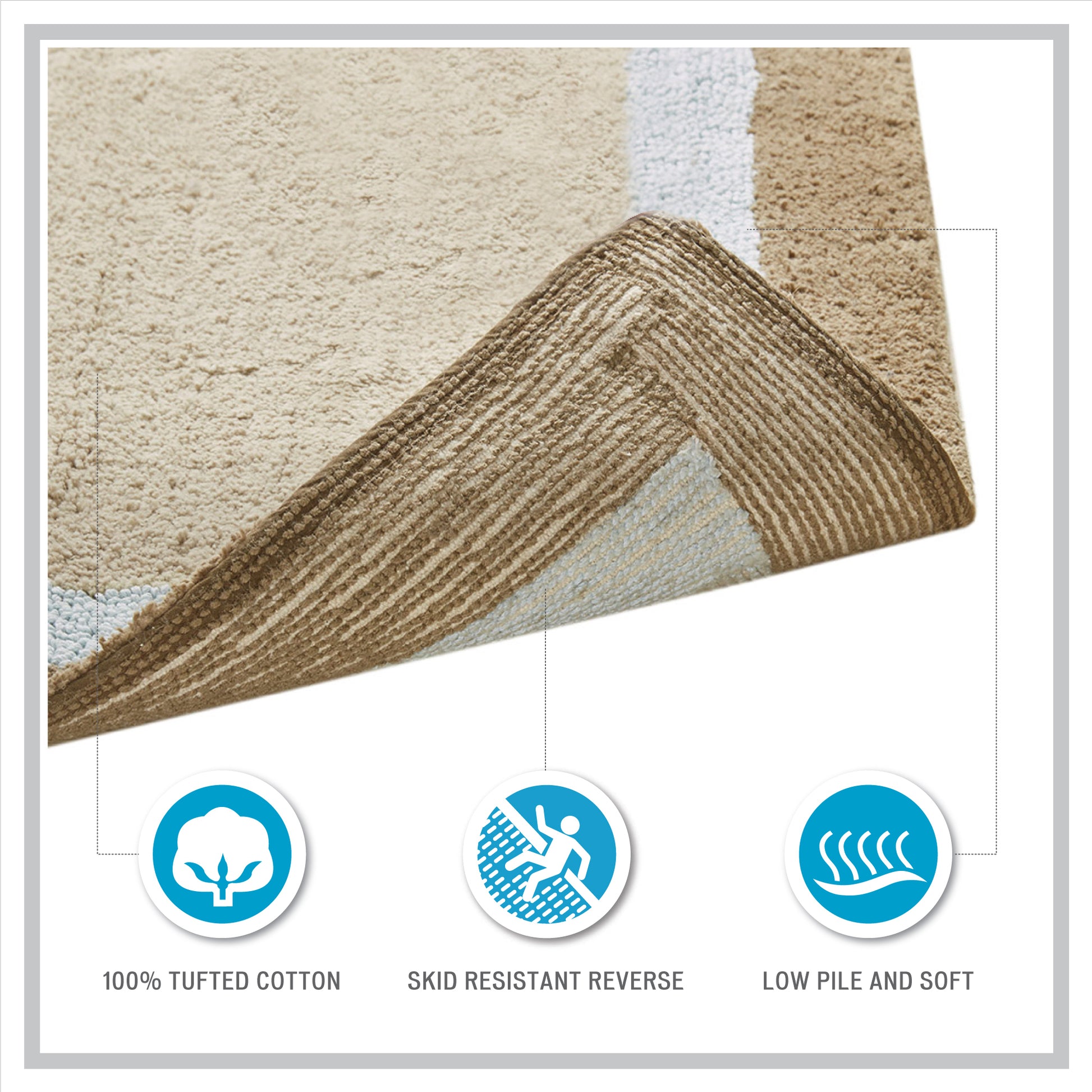 Madison Park Cotton Tufted Bath Rug