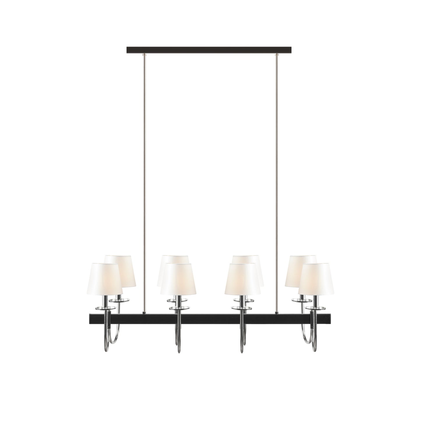 Hampton Hill 8-Light Traditional Chandelier with Drum Shades