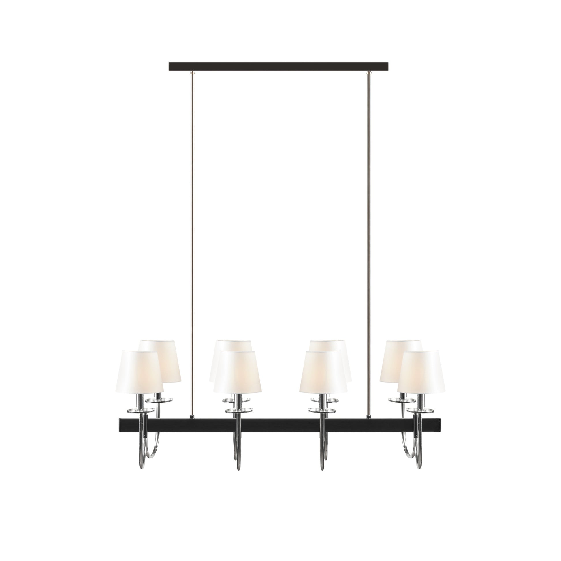 Hampton Hill 8-Light Traditional Chandelier with Drum Shades