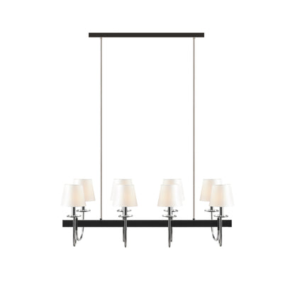 Hampton Hill 8-Light Traditional Chandelier with Drum Shades
