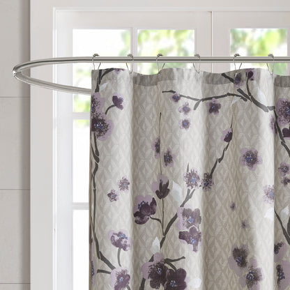 Madison Park Cotton Shower Curtain