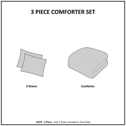 Madison Park 3 Piece Tufted Cotton Chenille  Coverlet Set