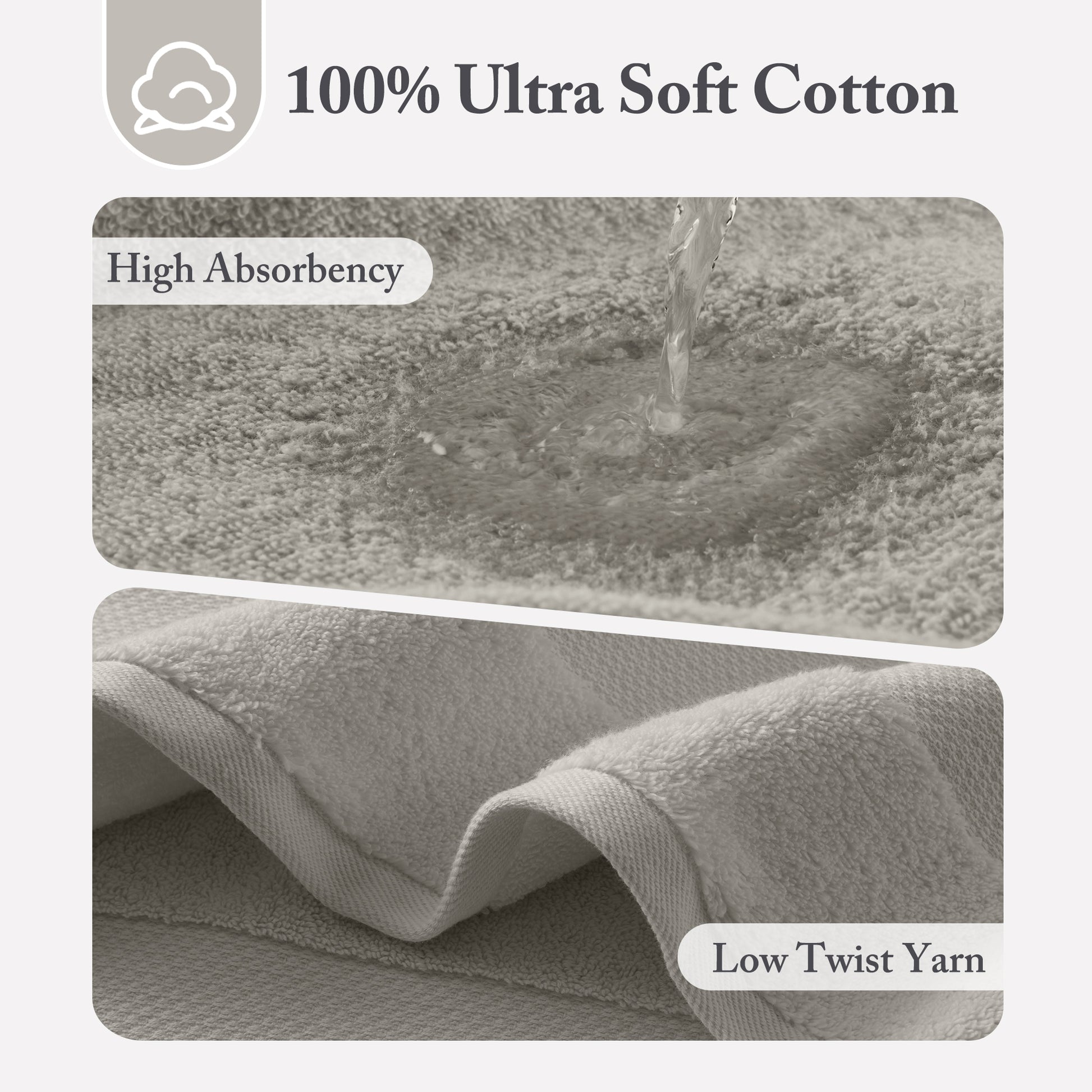 Madison Park Signature 100% Cotton Bath Sheet 2 Piece Set