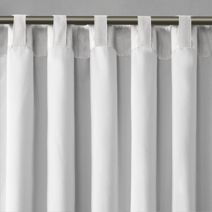 Madison Park Faux Silk Embroidered Window Valance