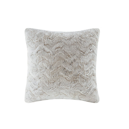 Madison Park Faux Fur Square Pillow