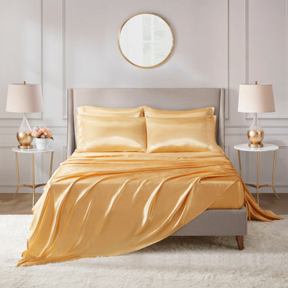🎁 Satin Luxury 6 PC Sheet Set (100% off)