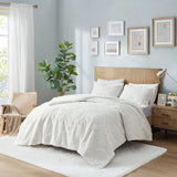 Arya Embroidered Medallion Faux Fur Ultra Plush Comforter Mini Set