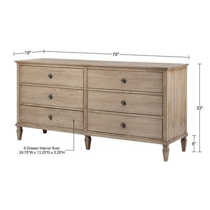 Madison Park Signature 6-Drawer Dresser