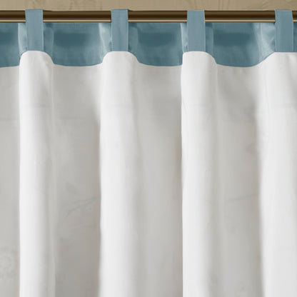 Madison Park Embroidered Window Valance