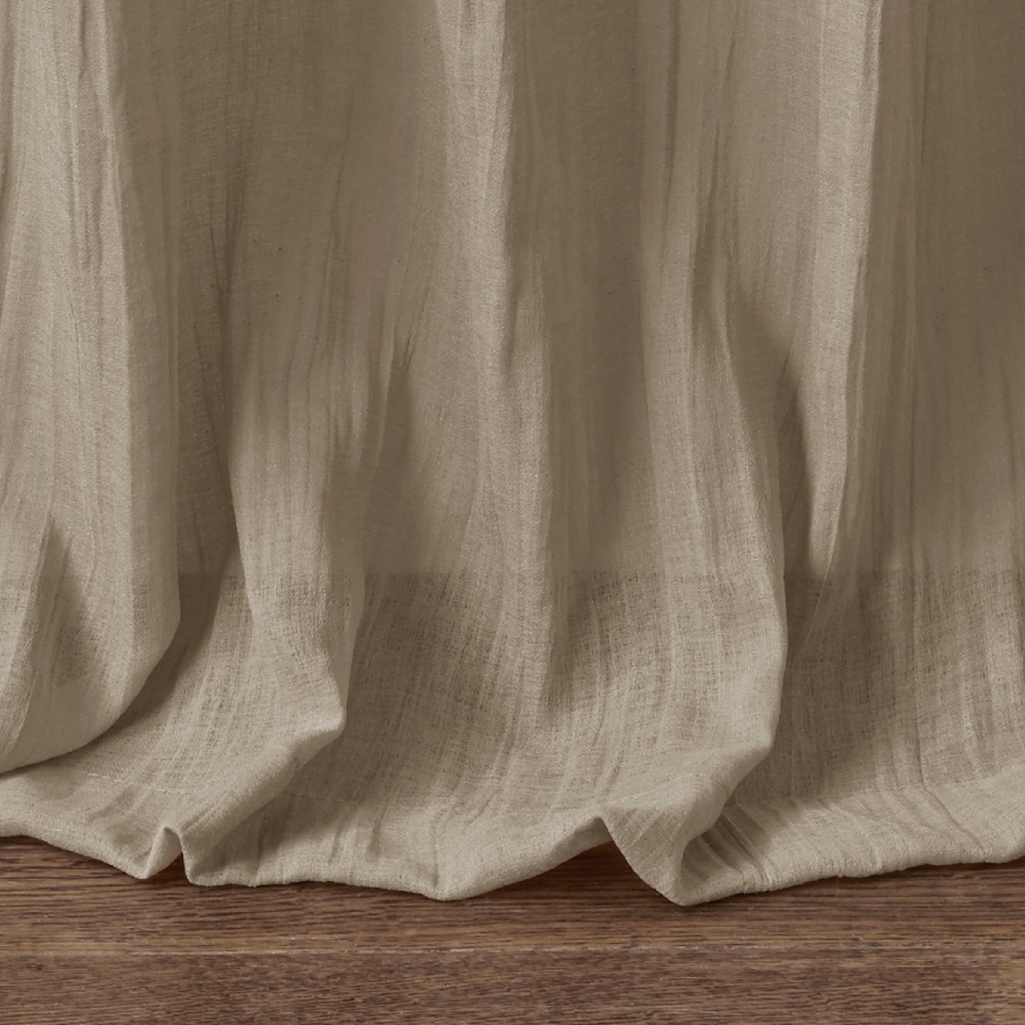 Madison Park Solid Crushed Curtain Panel Pair