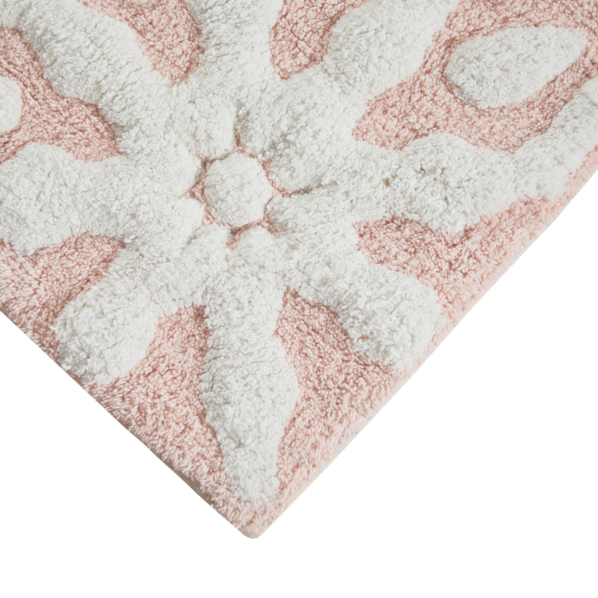 Madison Park Medallion Cotton Tufted Bath Rug